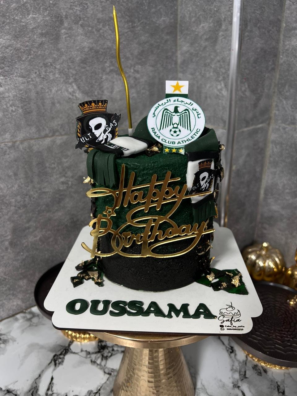 Gâteau Thème Raja Club