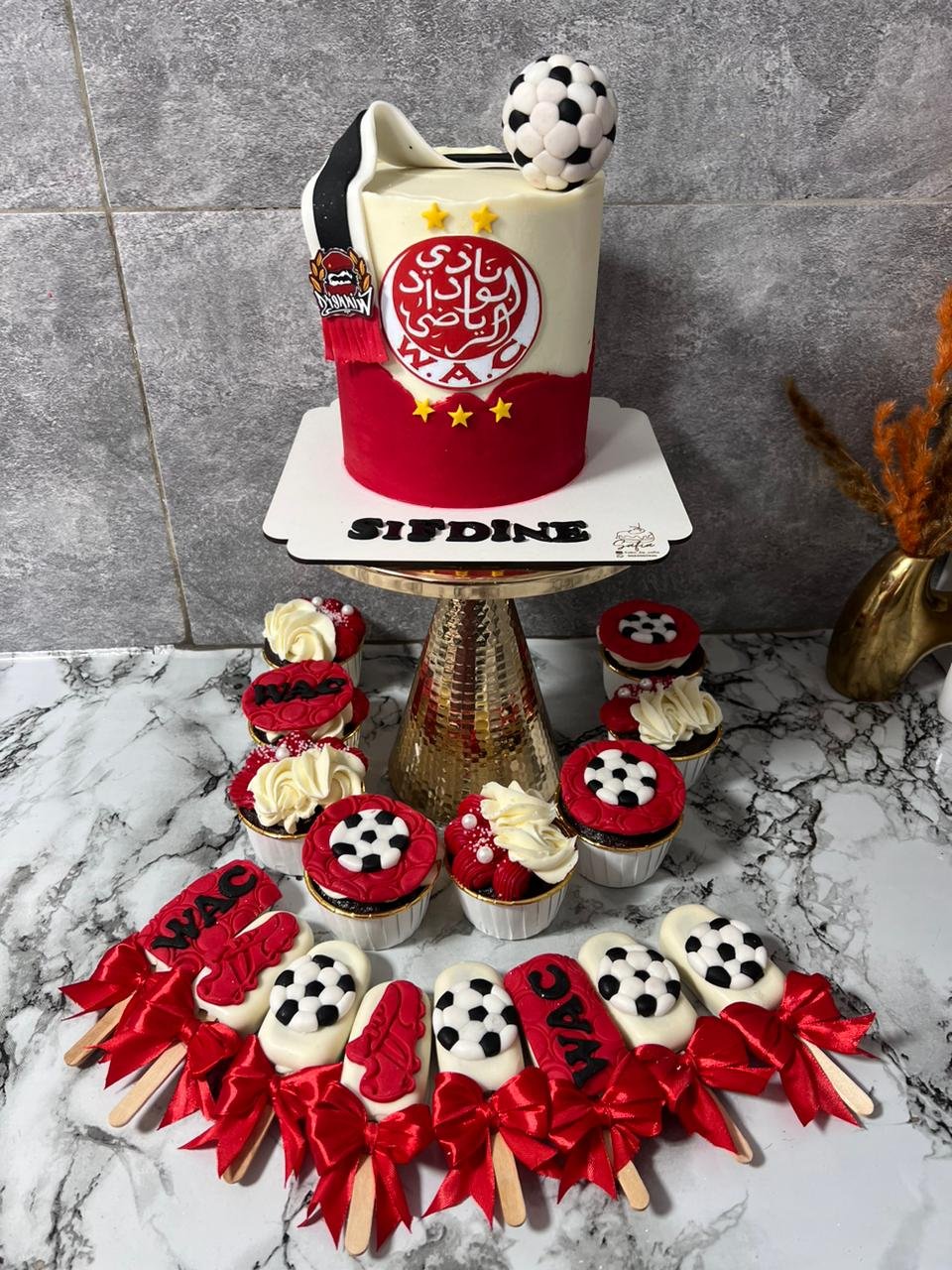 Gâteau Thème WAC Wydad