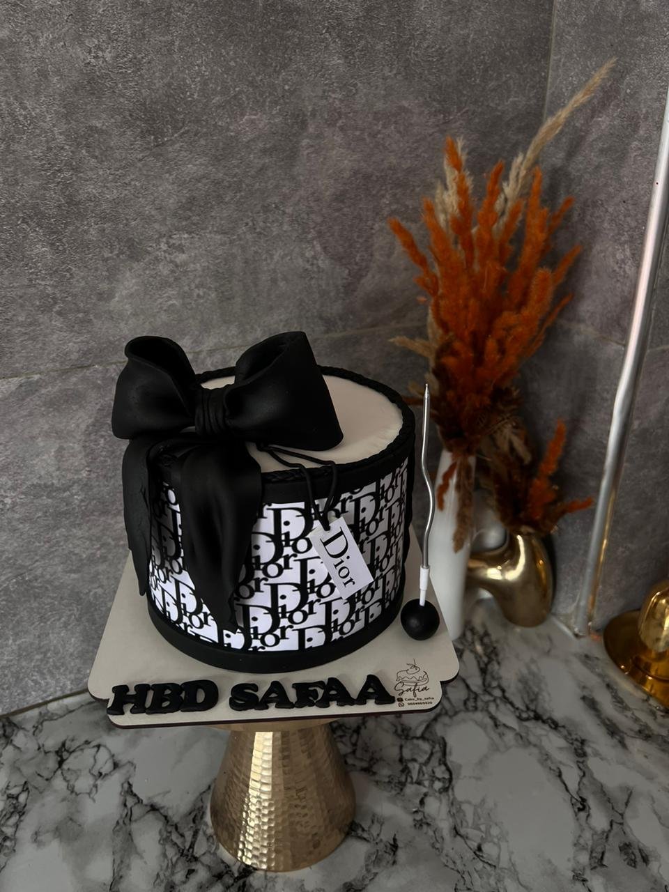 Gâteau Thème Dior