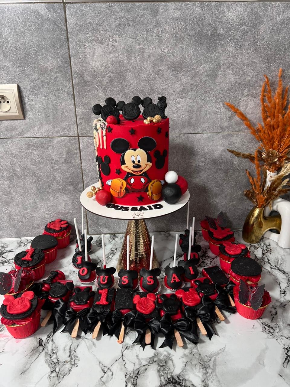Gâteau Thème Mickey Mouse
